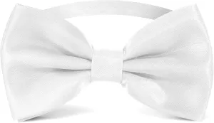 Black Bow Ties for Men - Tuxedo Black Bow Tie Clip On