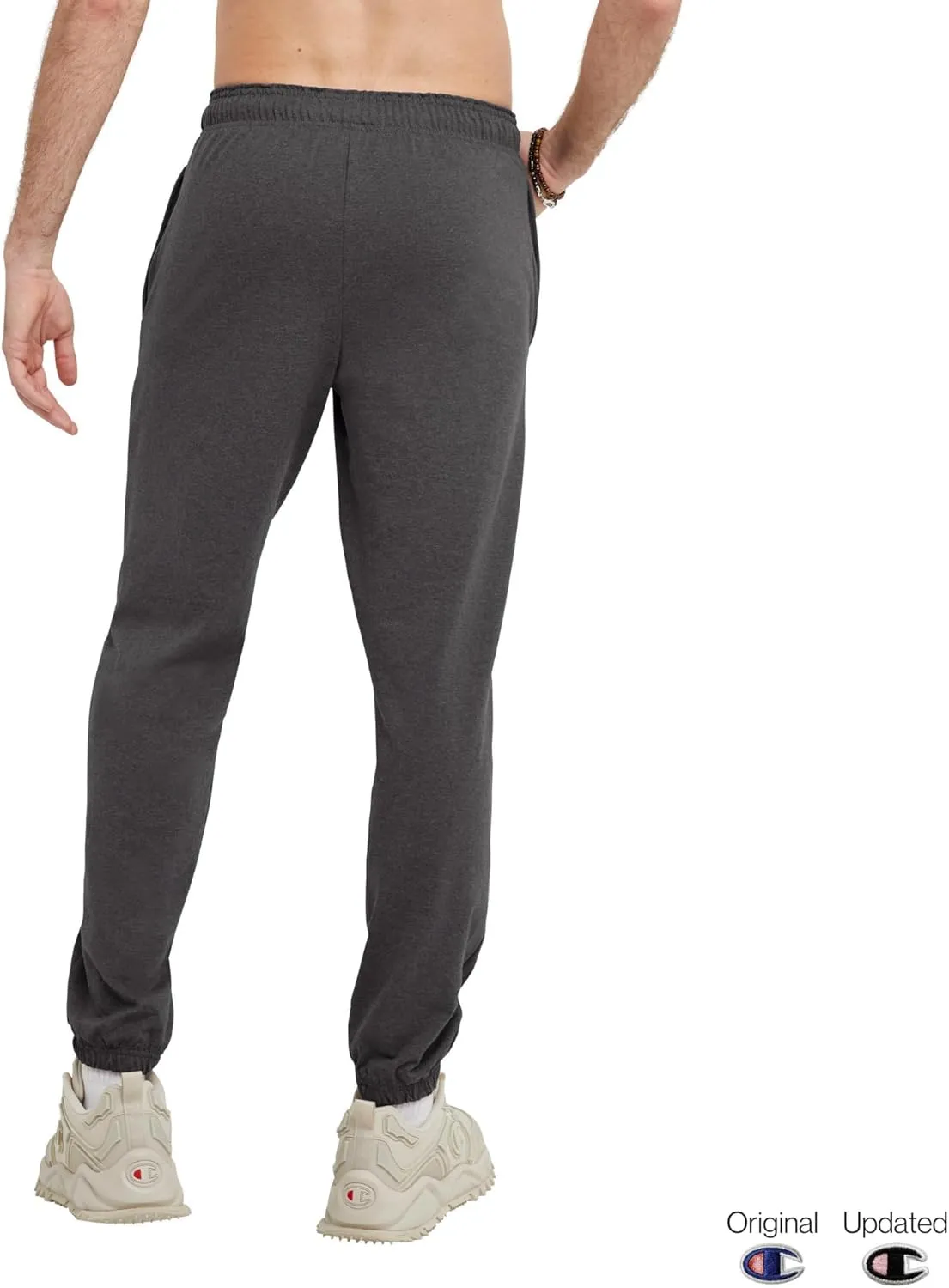 Champion Men's Pants, Everyday Cotton, Lightweight Lounge, Knit Pants for Men (Reg. Or Big & Tall)