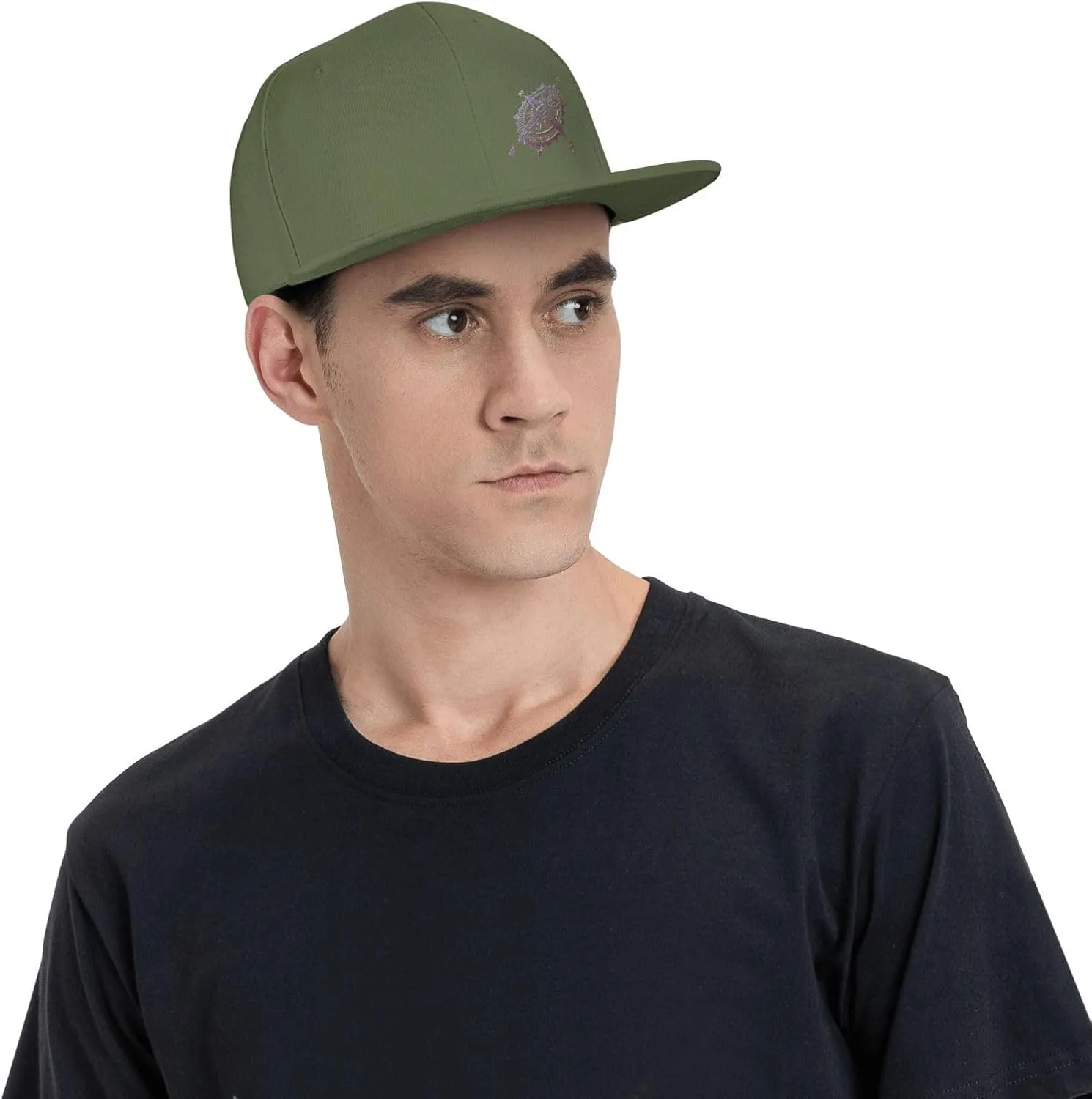 Compass Snapback Hats for Men Women Baseball Cap Flat Bill Brim Hat