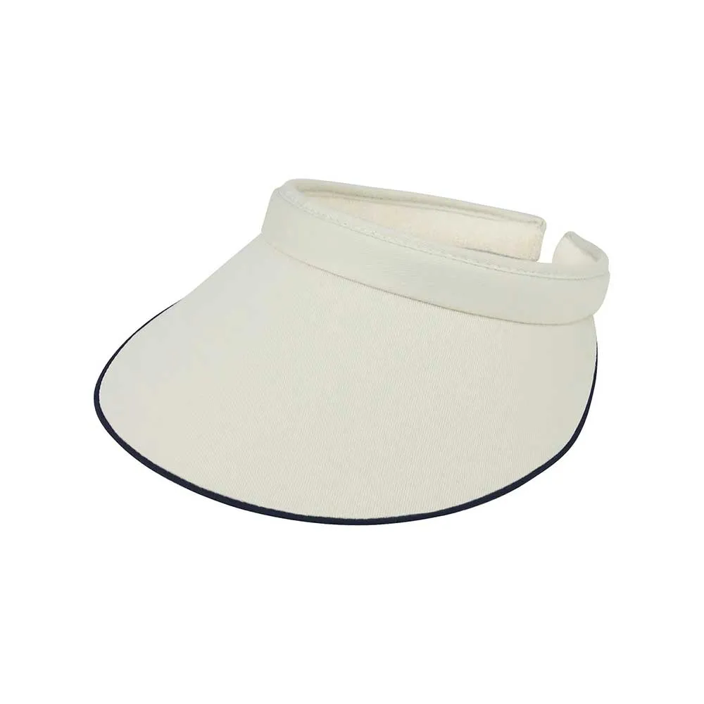 Cotton Twill Clip-On Visor
