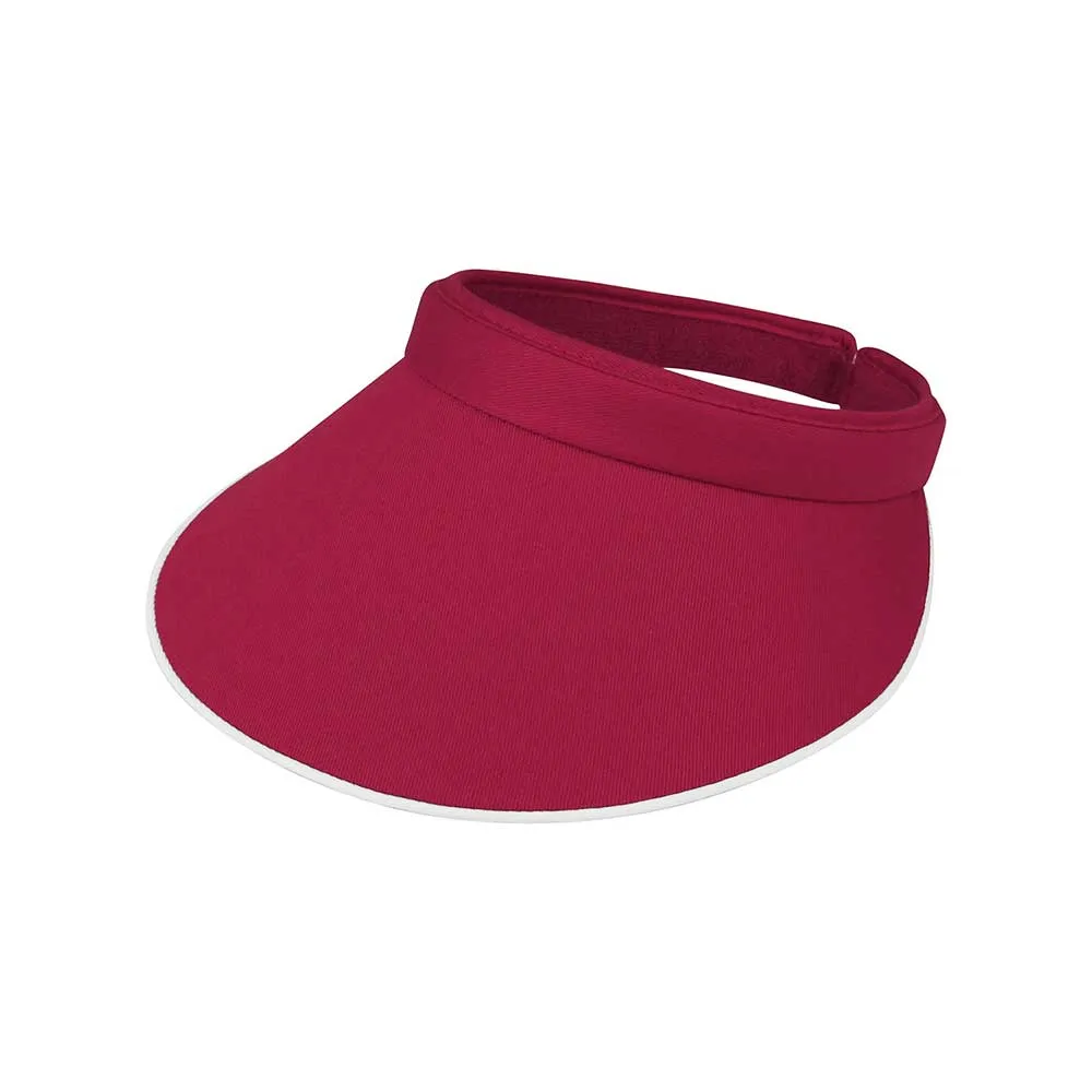 Cotton Twill Clip-On Visor