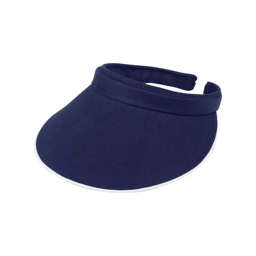 Cotton Twill Clip-On Visor
