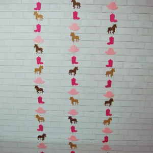 Cowgirl Party Garland
