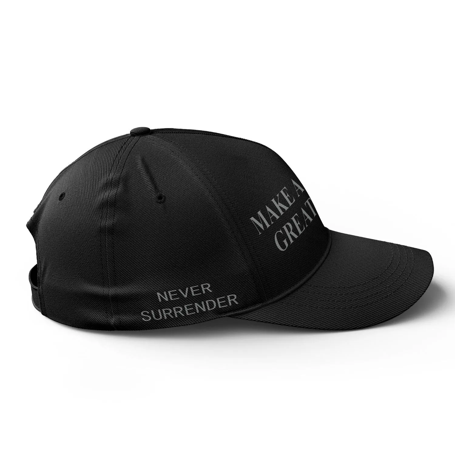 Custom Make America Great Again Hat Dark Gothic MAGA Cap Stitched Adjustable Personalized YW061-D020320-1
