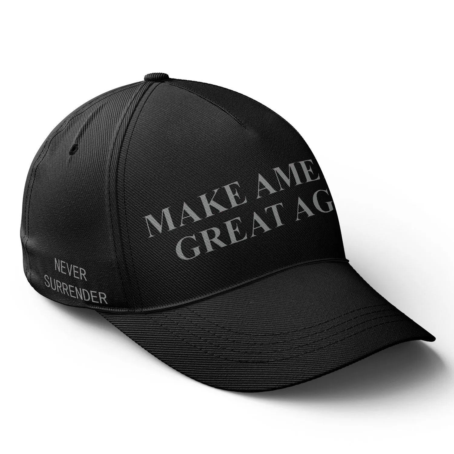 Custom Make America Great Again Hat Dark Gothic MAGA Cap Stitched Adjustable Personalized YW061-D020320-1