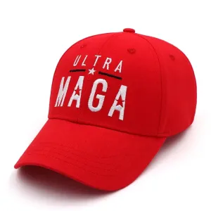 Donald Trump 2024 Baseball Caps STARS ULTRA MAGA Snapback President Hat Embroidery