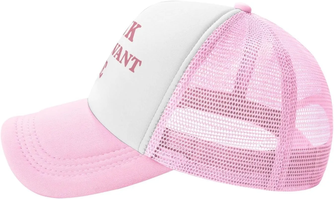 Funny Trucker Hats for Women Hot Pink Funny Gag Baseball Cap for Girls Women Men Hat