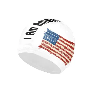 I Am American Swim Cap