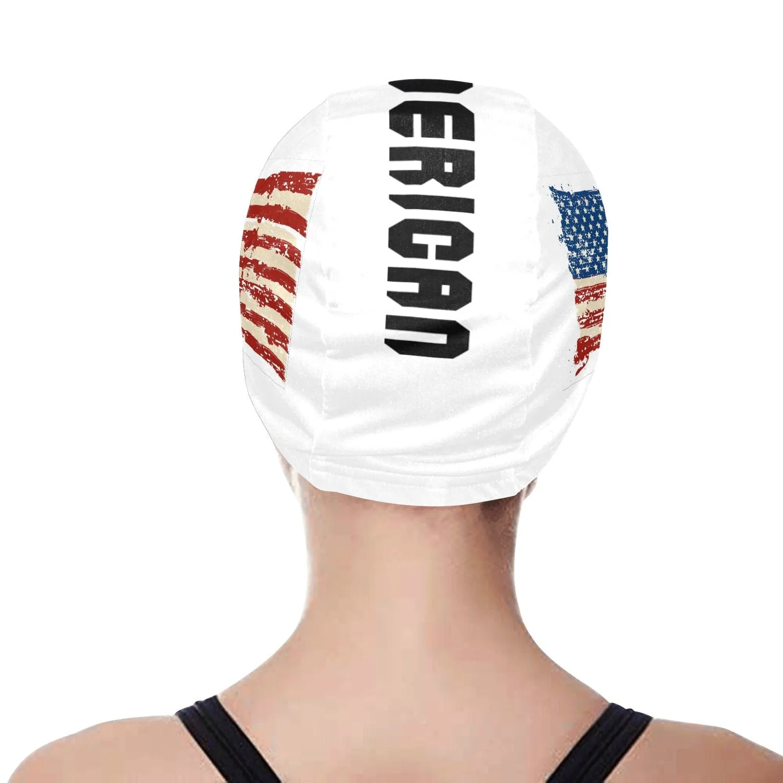 I Am American Swim Cap
