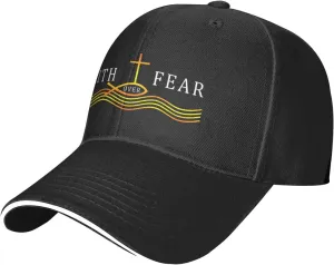 Jesus Baseball Cap Trucker Dad Hat for Men Women, Outdoor Sports Adjustable Snapback Flat Bill Brim