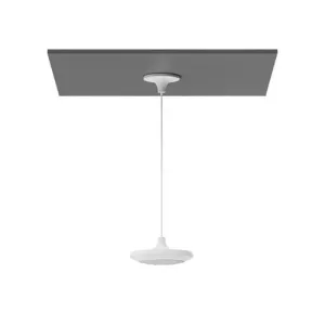 Logitech 952-000123 Ceiling Pendant Mount for Rally Mic Pod Microphones, White