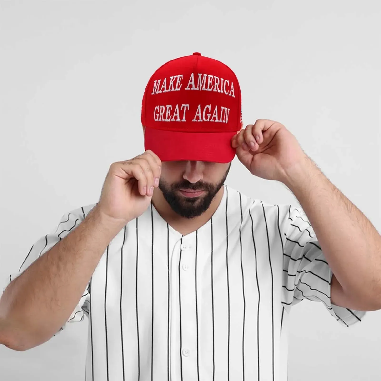 MAGA 2024 Red Cap - Make America Great Again Adjustable Hat
