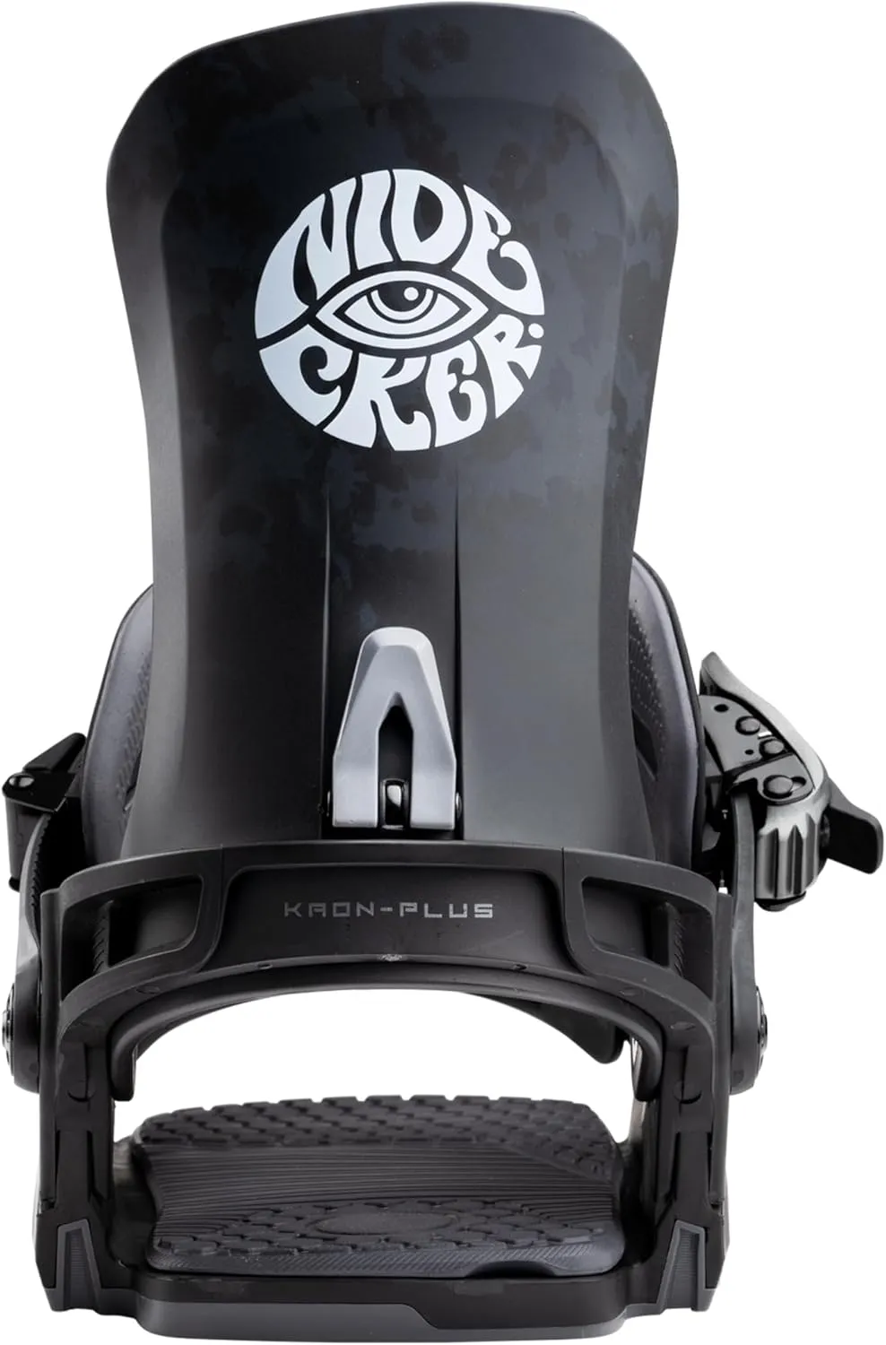 NIDECKER Unisex Kaon-Plus Black Two-Strap Snowboard Bindings