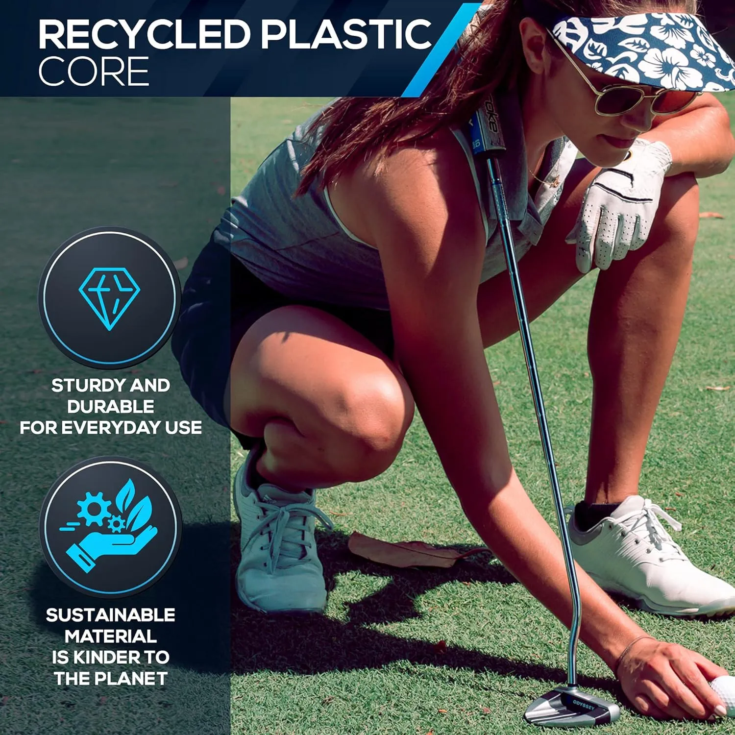 No Headache Sun Visor for Women | Stylish, Lightweight Golf & Tennis Hat | UV Protection for Outdoor Sports & Travel
