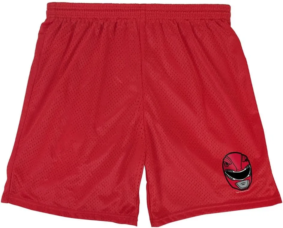 Popfunk Power Rangers Collection Mens Lined Mesh Shorts