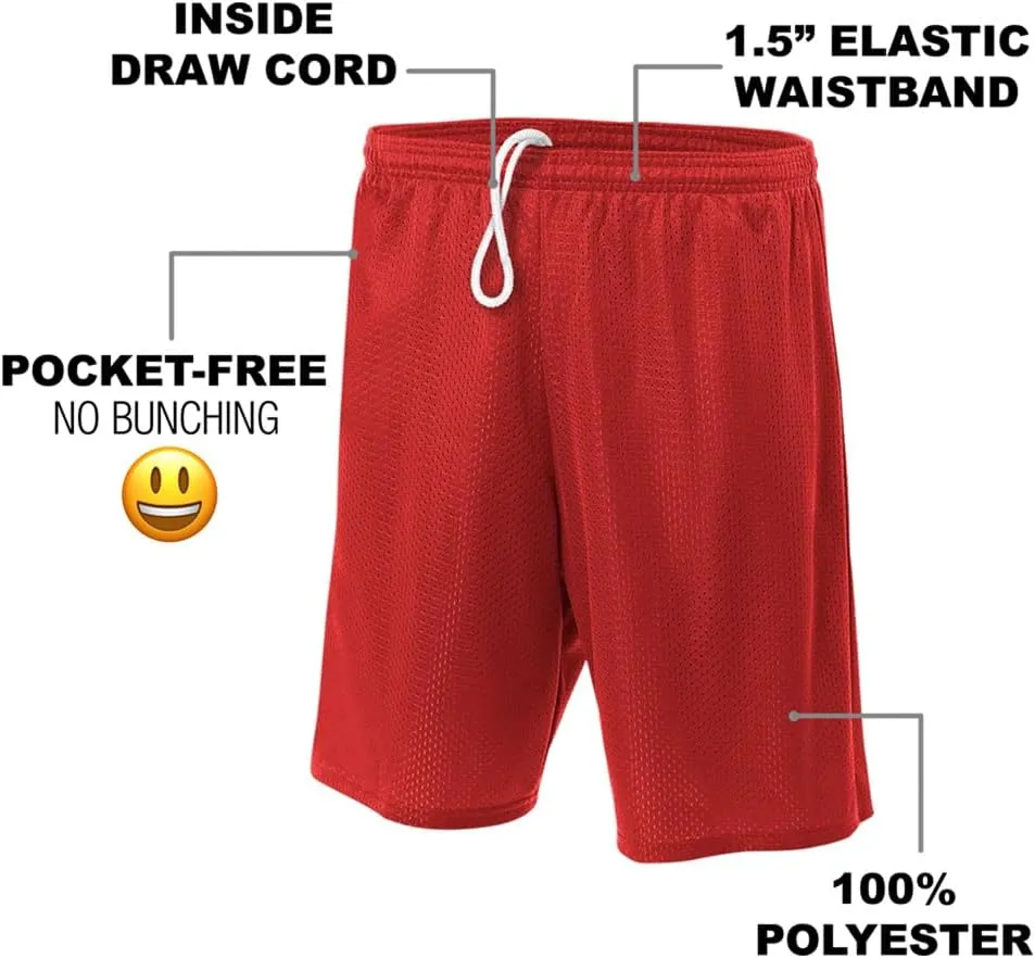 Popfunk Power Rangers Collection Mens Lined Mesh Shorts