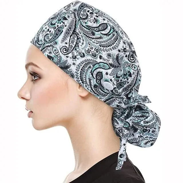 Pro Comfort Scrub Cap with Buttons