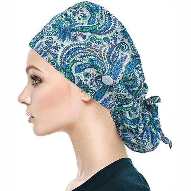 Pro Comfort Scrub Cap with Buttons
