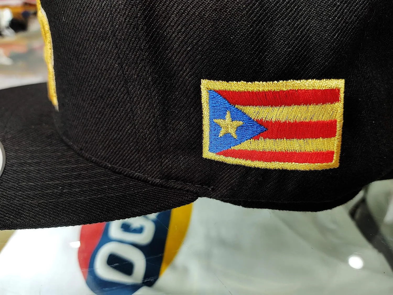 Puerto Rico Snap Back Caps with Embroidery PR Logo