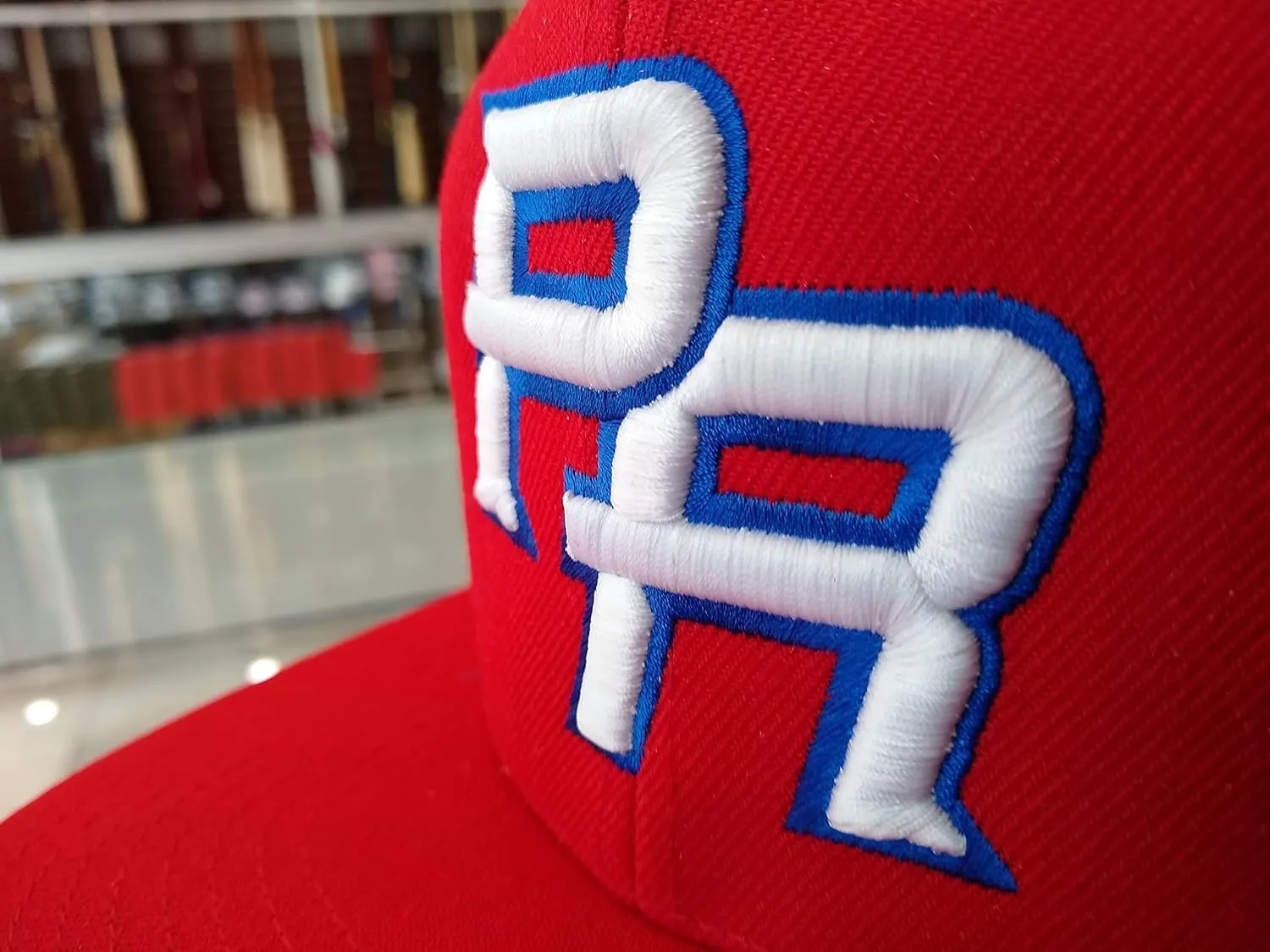 Puerto Rico Snap Back Caps with Embroidery PR Logo