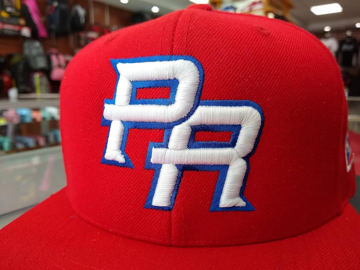Puerto Rico Snap Back Caps with Embroidery PR Logo