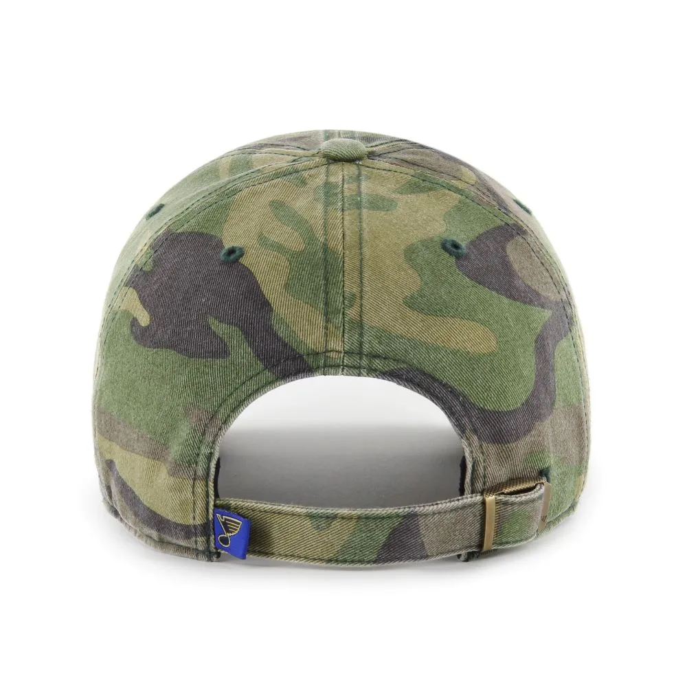 ST. LOUIS BLUES ’47 ORANGE NOTE CLEANUP SNAPBACK - CAMO