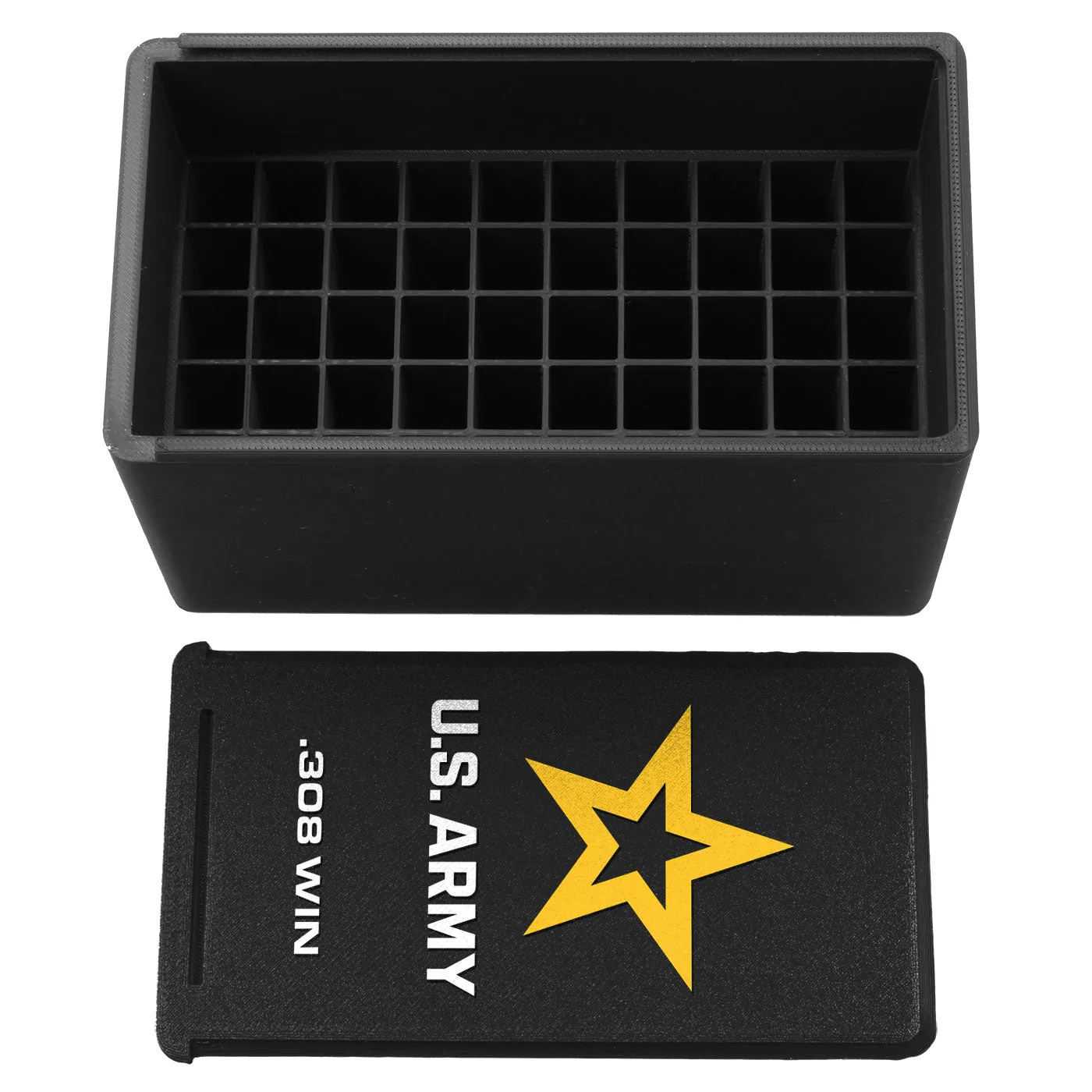 U.S. Army Logo 3D Printed Storage Boxes - USA Made - Officially Licensed
