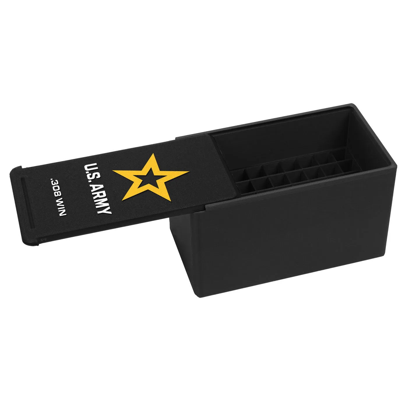U.S. Army Logo 3D Printed Storage Boxes - USA Made - Officially Licensed