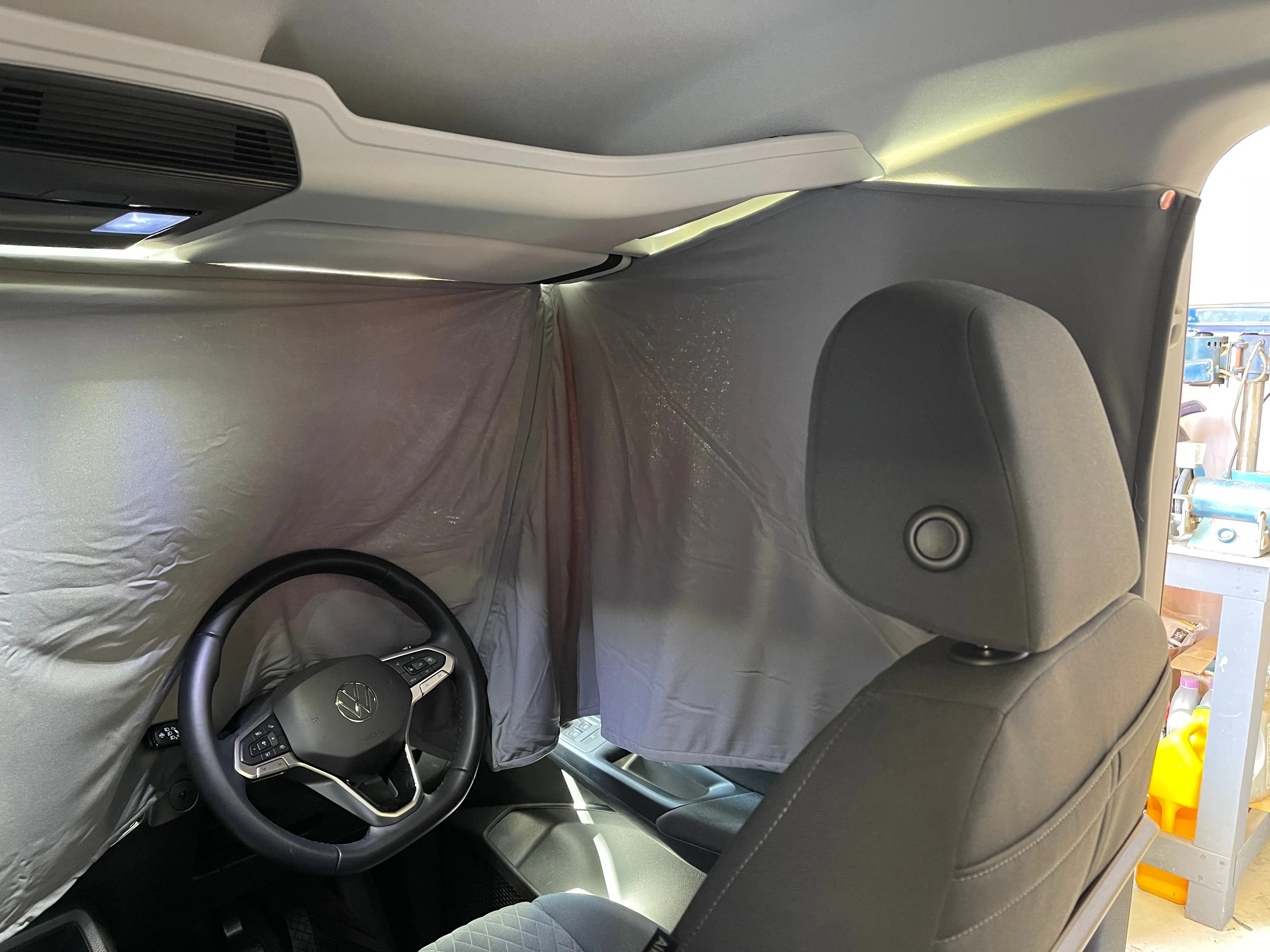 VW Caddy 5 (2021 onwards) - Cab Curtain - 3 windows 1pc