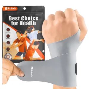 Wrist Brace Ulnar Wrist Brace Ultra-Thin Elastic for TFCC Tear,Wrist wraps Repetitive Wrist Use Injury,Support for Carpal Tunnel Pain & Tendonitis Relief,Fits Both Wrists (Gray)